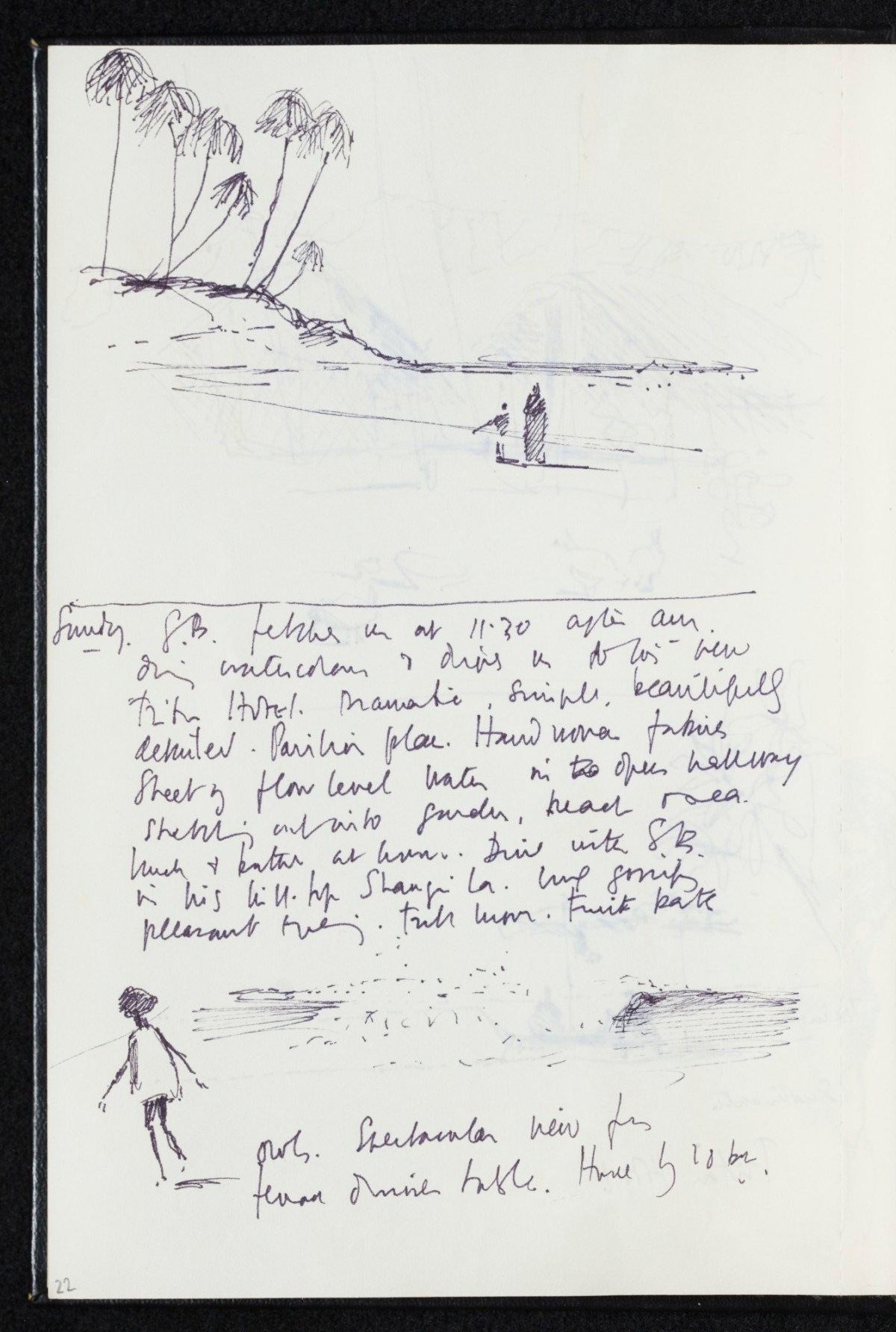 Sir Hugh Casson PRA, Sri Lanka sketchbook