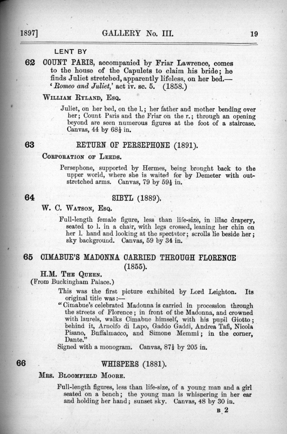 Page 19 of 1897 - Lord Leighton PRA
