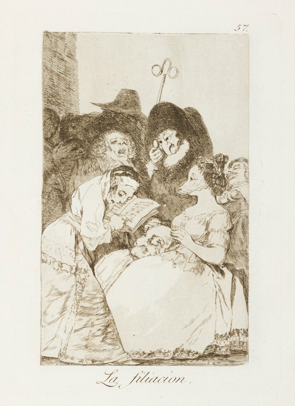 Francisco Goya, 'La filiacion.'
