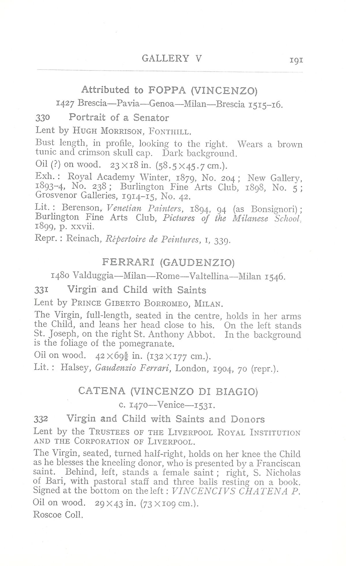 Page 195 of 1930 - Exhibition of Italian Art 1200-1900