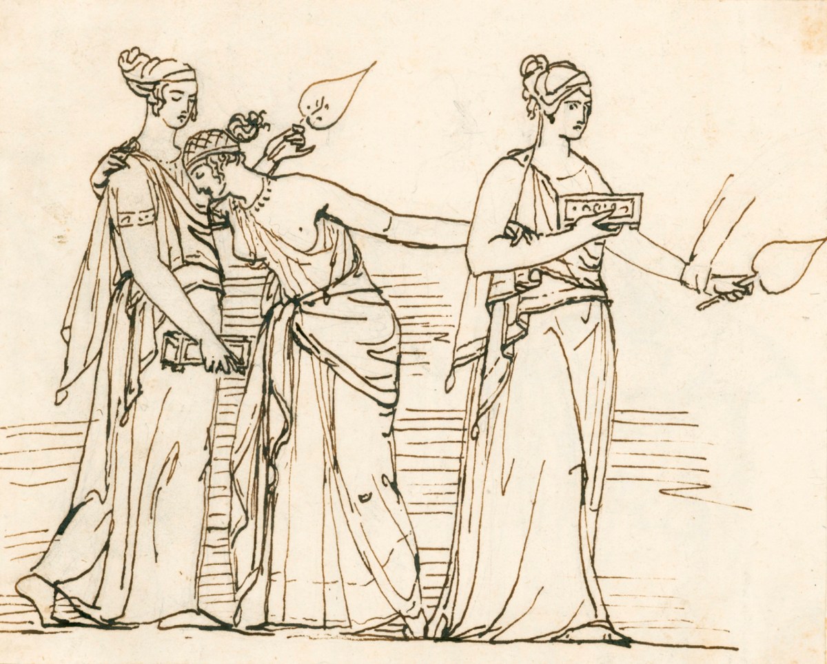 John Gibson RA, Study for an illustration to The Story of Psyche