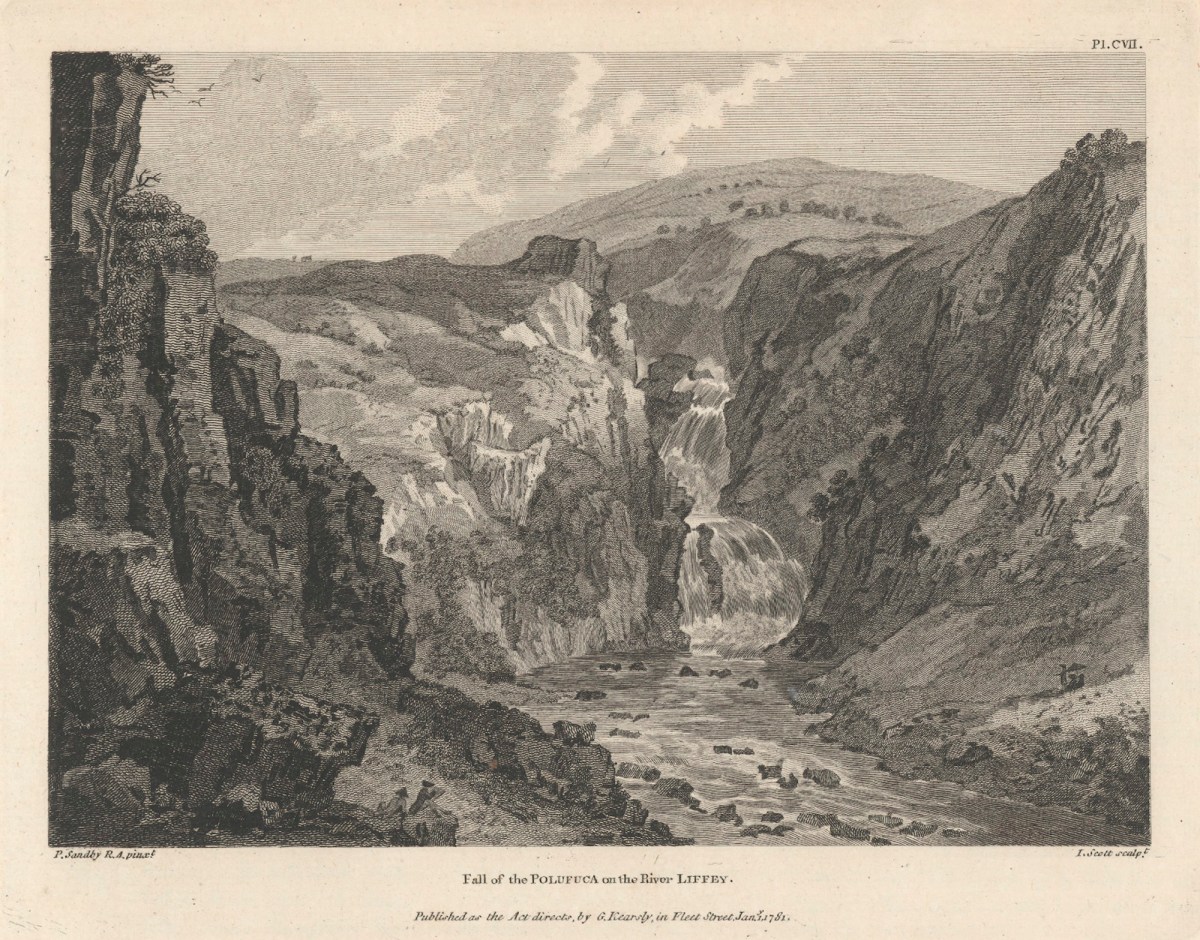 Paul Sandby RA, Fall of the Polufuca on the River Liffey