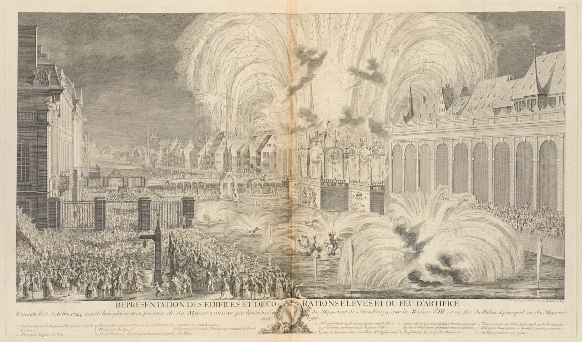 Johann Martin Weis, Representation des edifices et decorations elevés, et du feu d'artifice