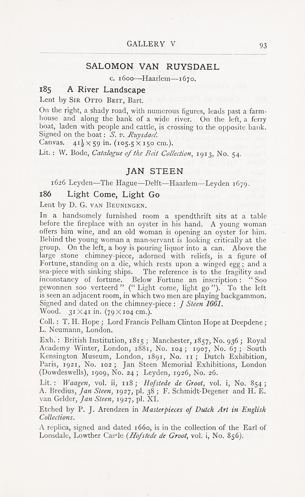 Page 97 of 1929 - Exhibition of Dutch Art 1450-1900