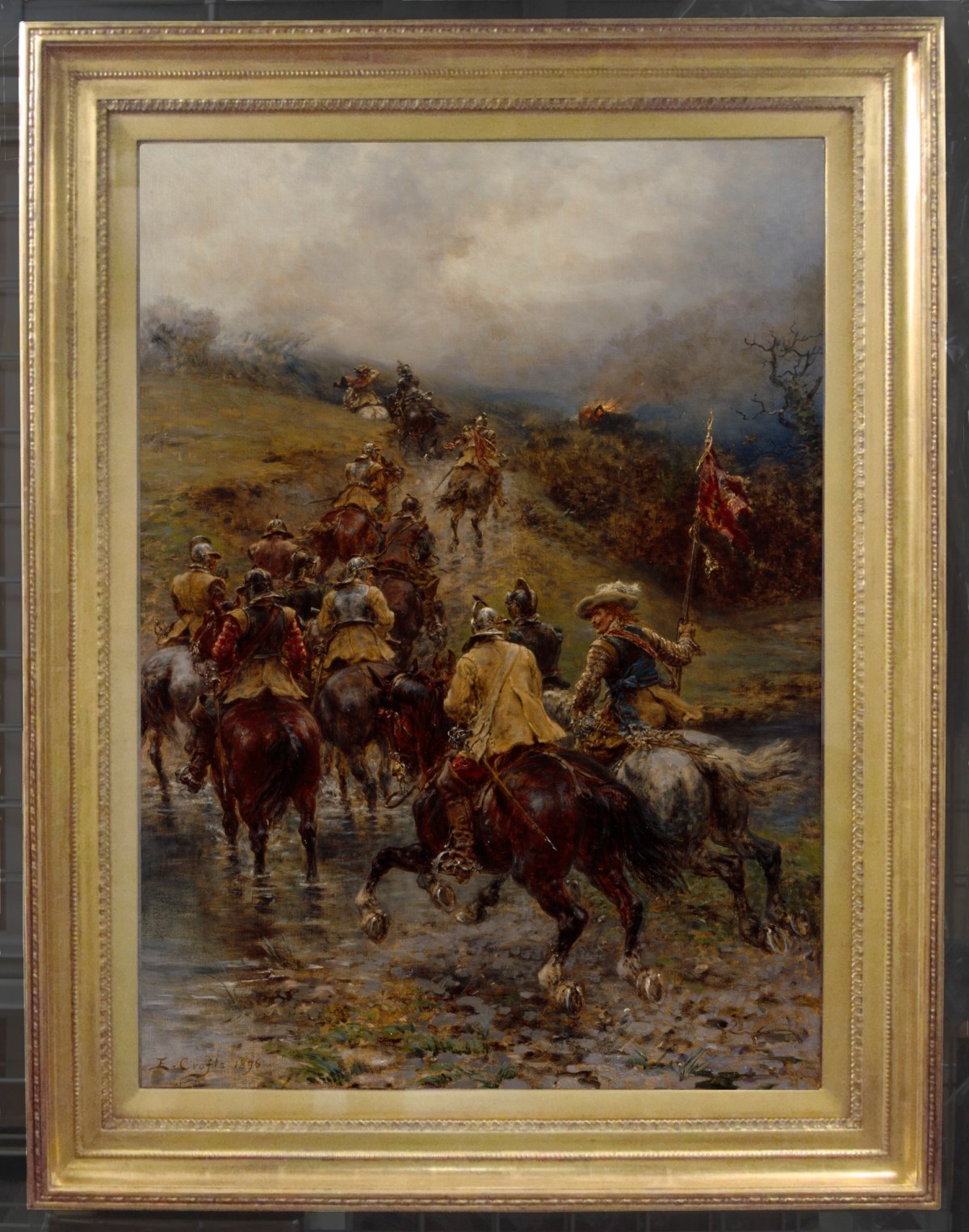 Unknown, Replacement frame for Ernest Crofts RA 'To the Rescue: an Episode of the Civil War'