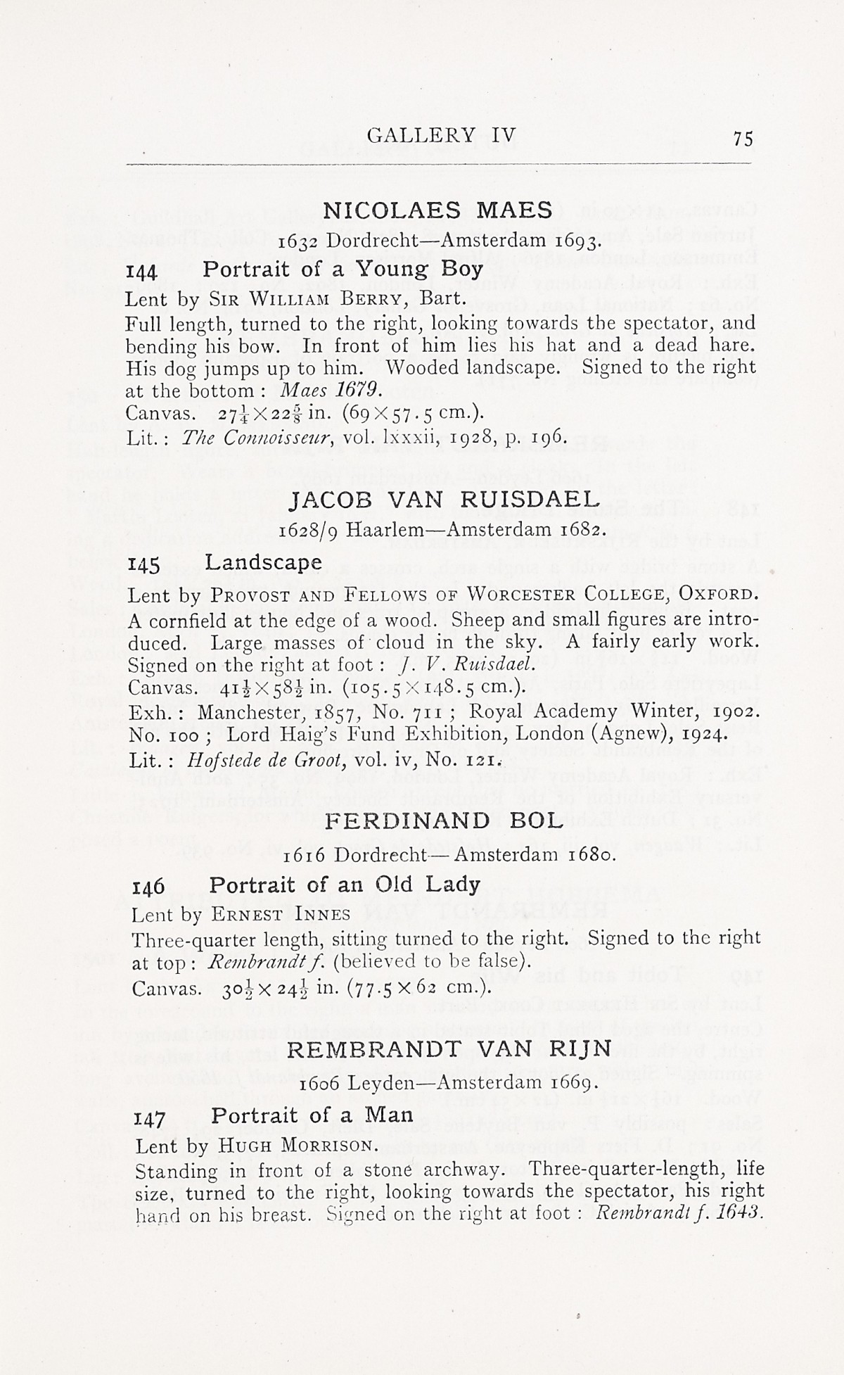 Page 79 of 1929 - Exhibition of Dutch Art 1450-1900