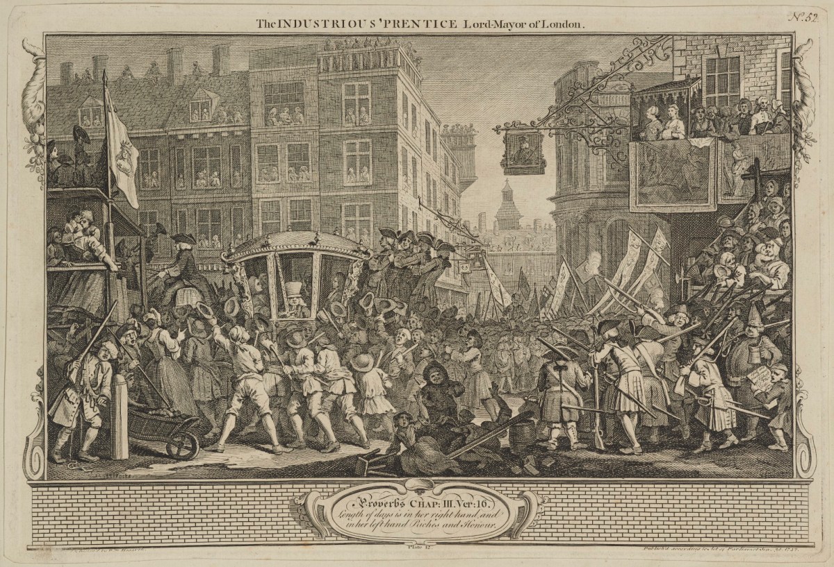 William Hogarth, Industry and Idleness, plate 12