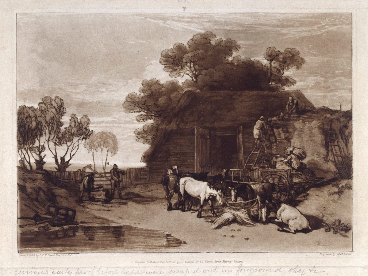 J.M.W. Turner RA, The Straw Yard