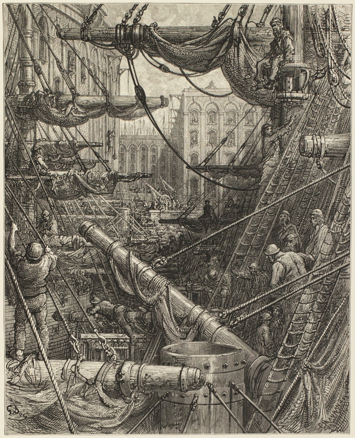 Gustave Doré, Inside the Docks