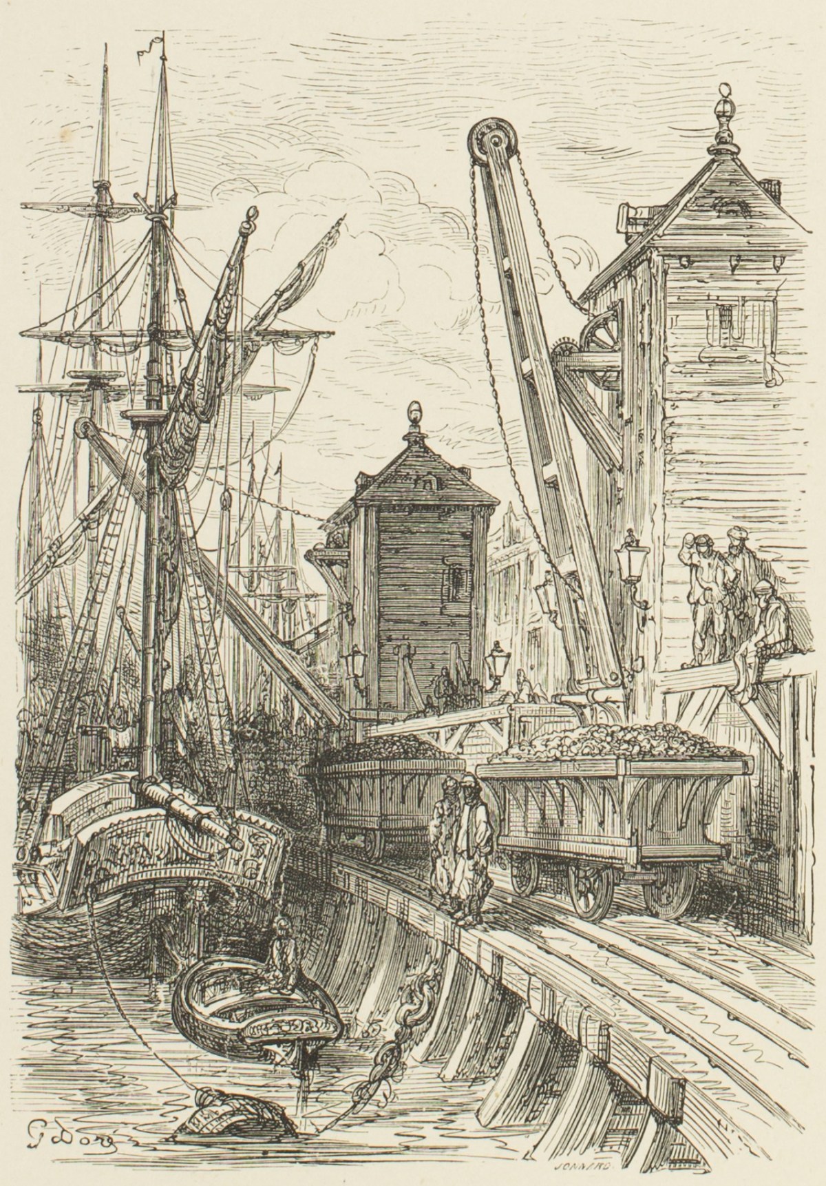 Gustave Doré, Poplar Dock