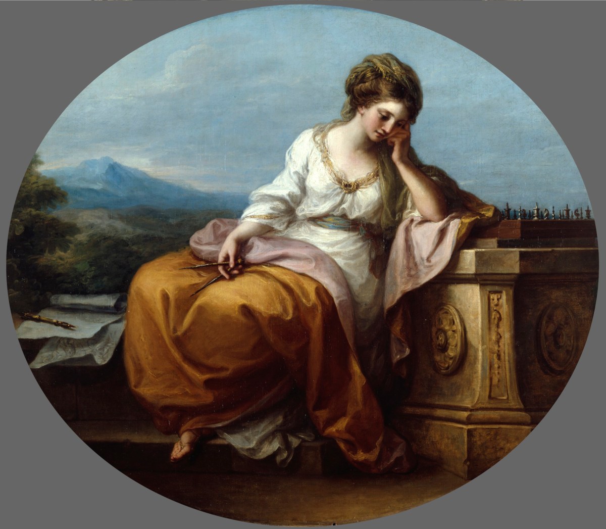 Angelica Kauffman RA, Composition