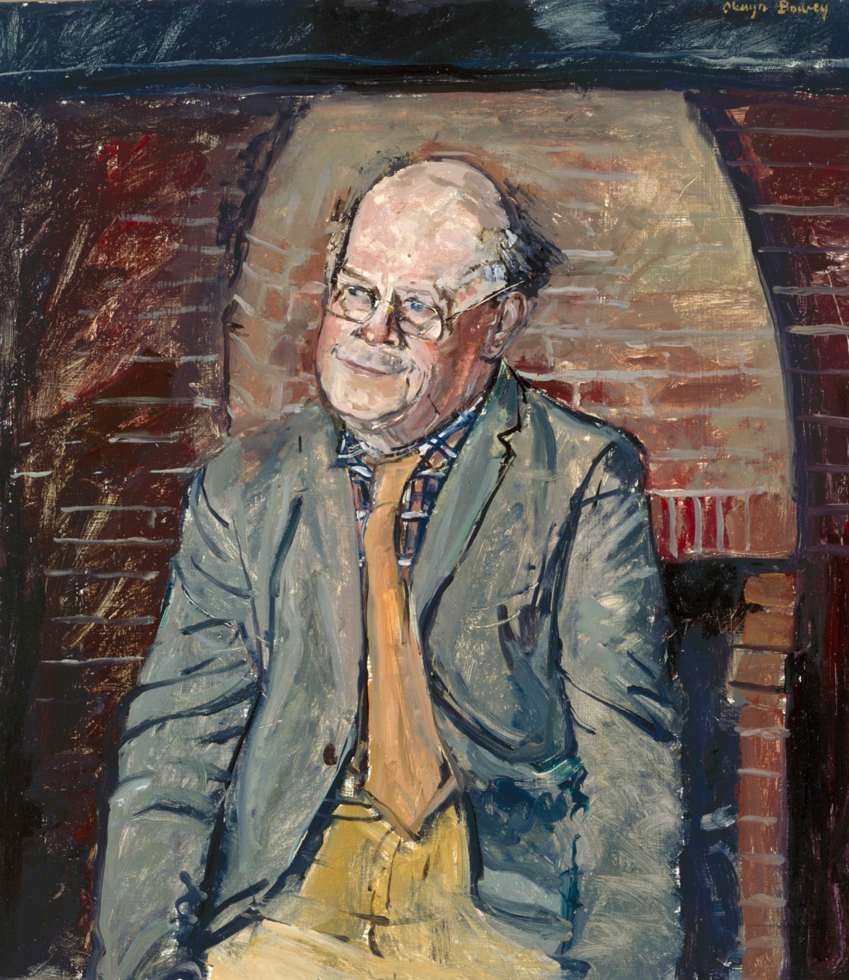 Olwyn Bowey RA, Portrait of Carel Weight, R.A.