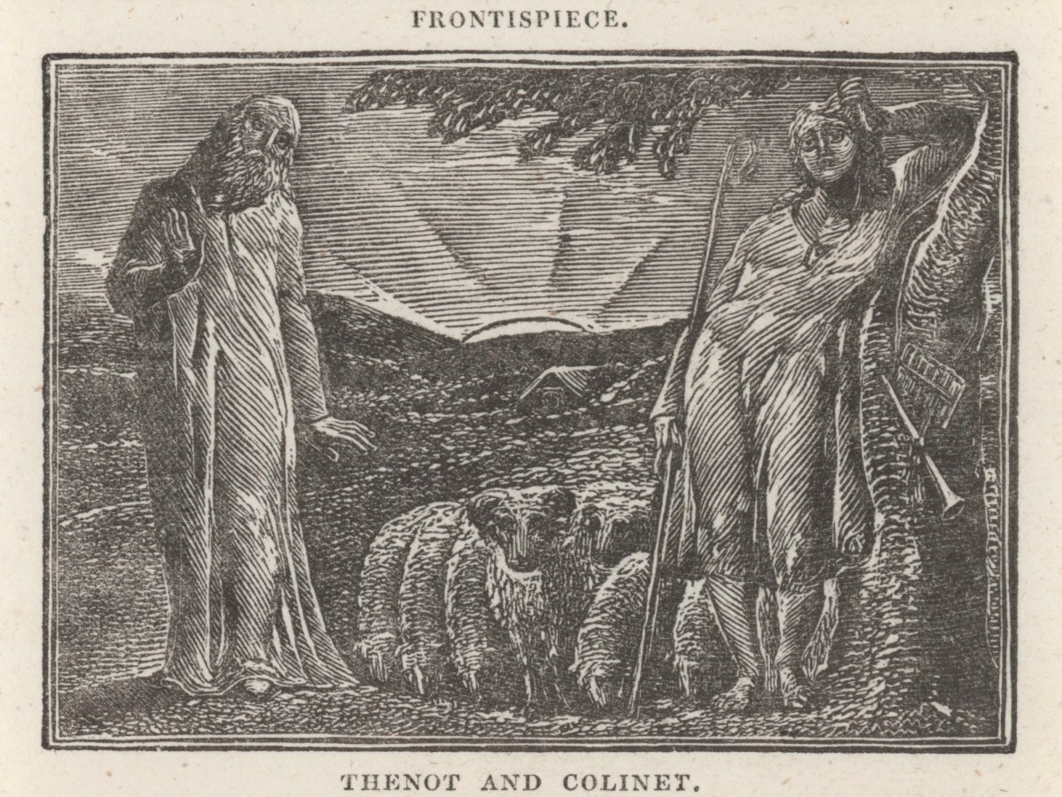 William Blake, Frontispiece: Thenot and Colinet
