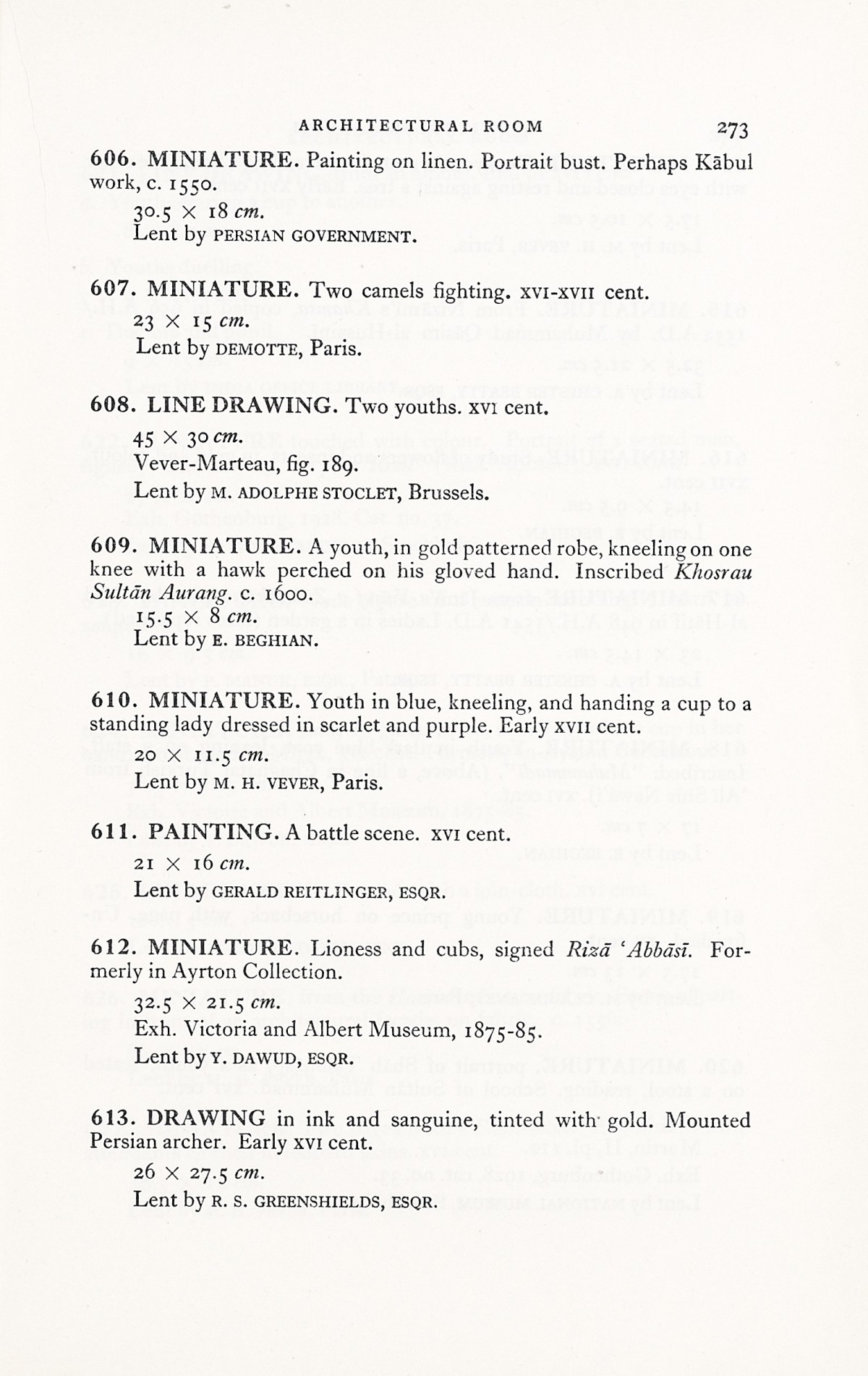 Page 301 of 1931 - International Exhibition of Persian Art