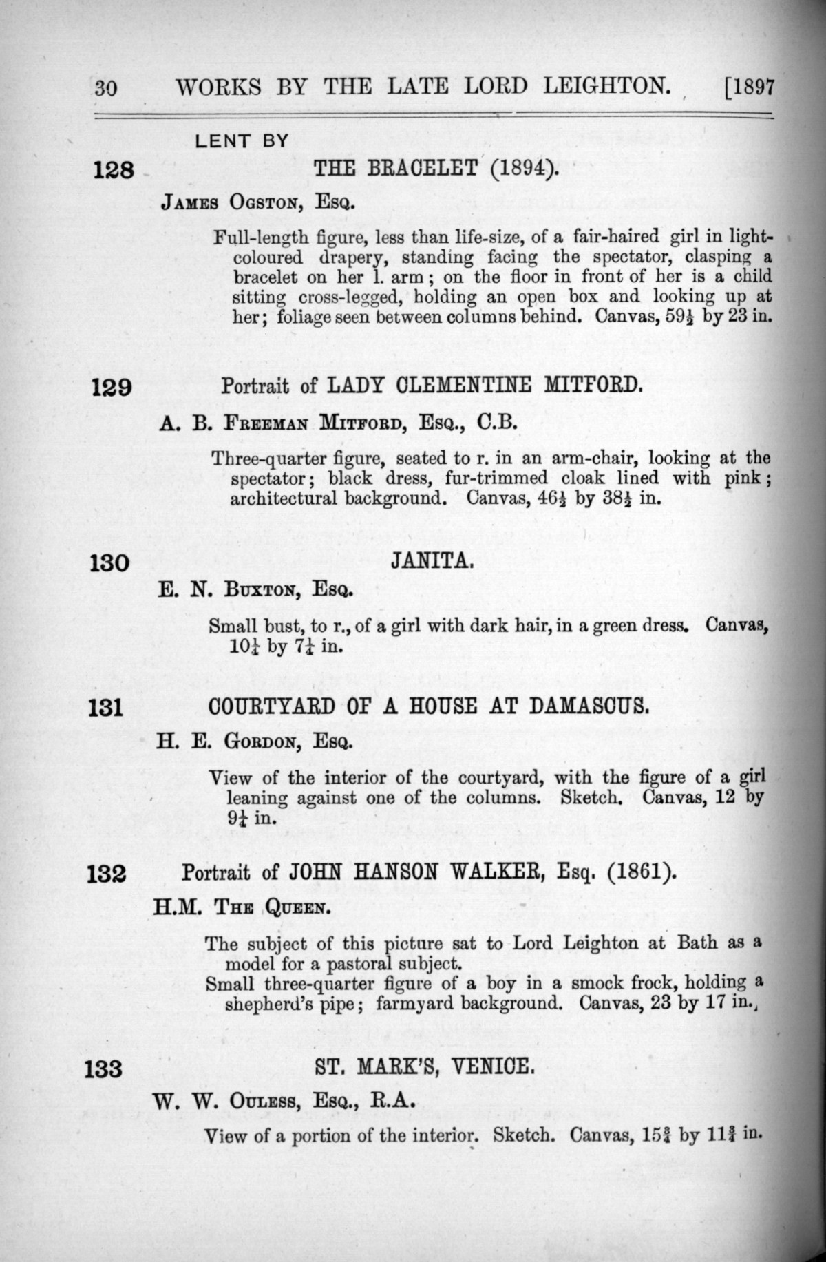 Page 30 of 1897 - Lord Leighton PRA