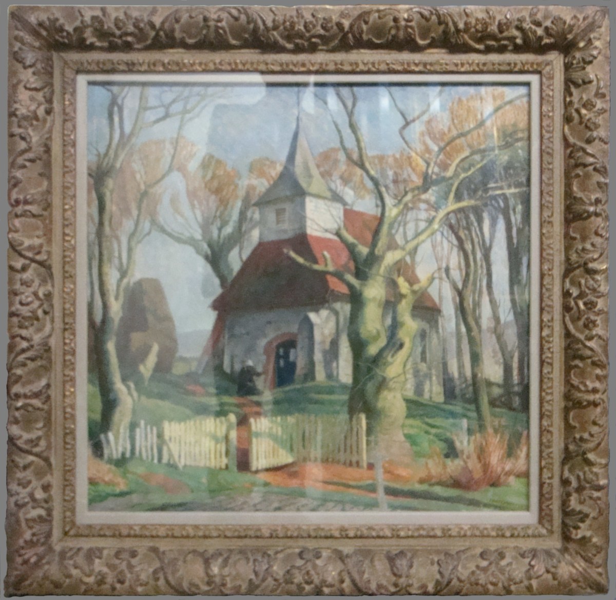 Unknown, Frame for James Bateman RA 'Lullington Church'