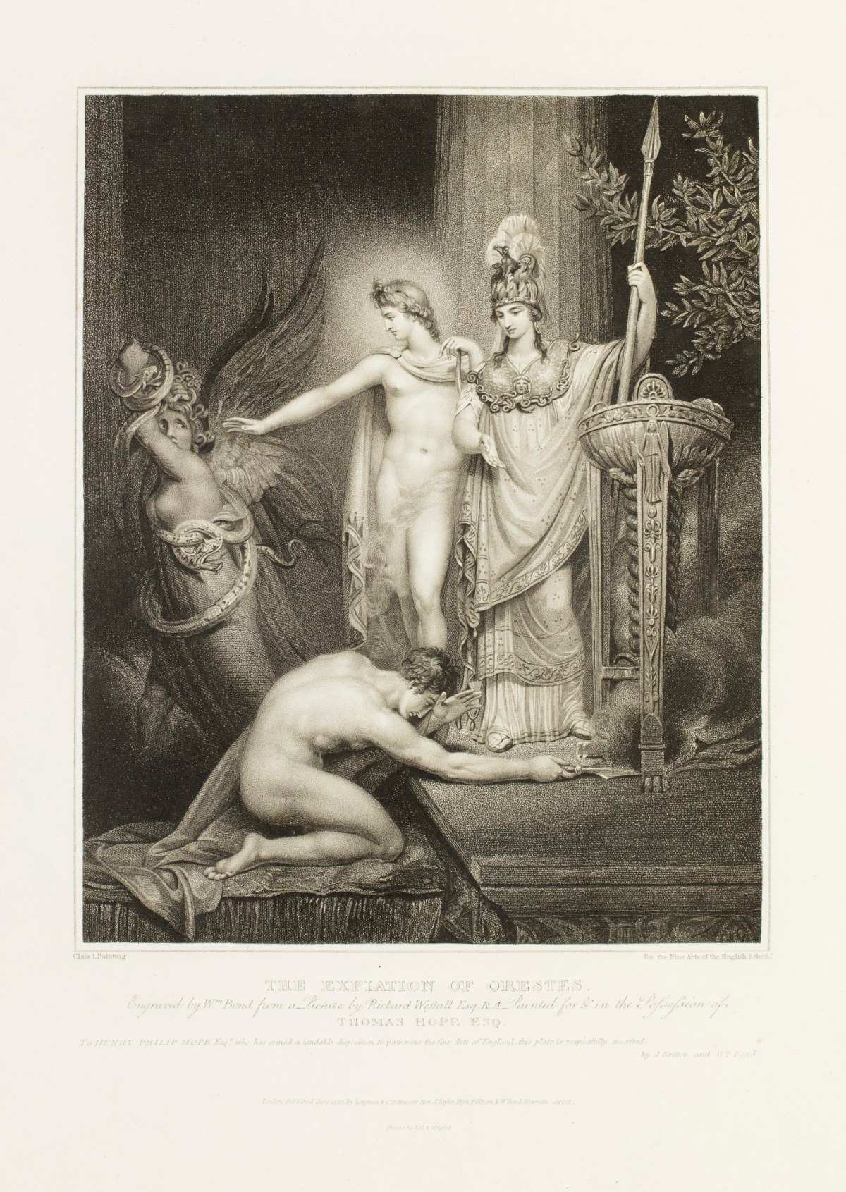 Richard Westall RA, The Expiation of Orestes.