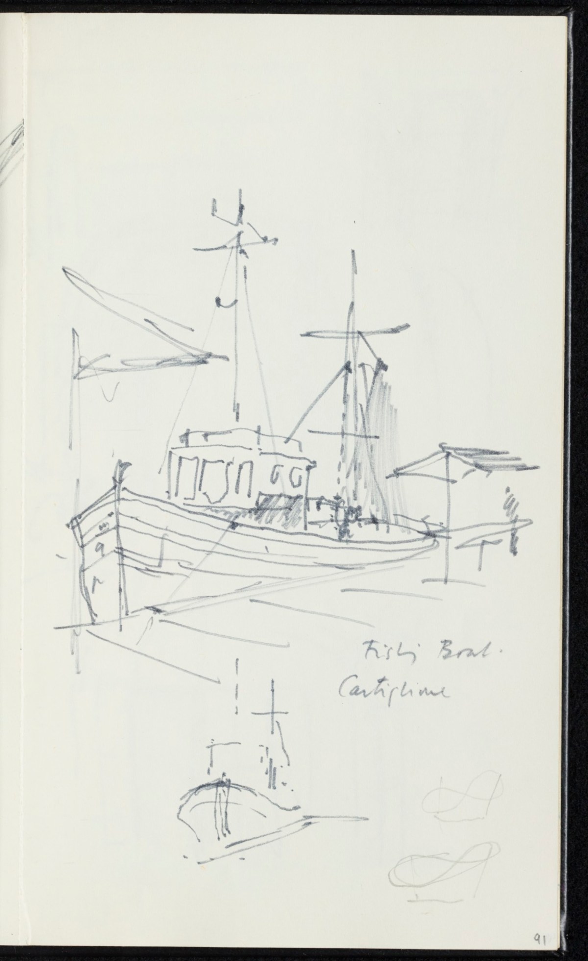 Sir Hugh Casson PRA, Majorca, Italy and Pembrokeshire sketchbook