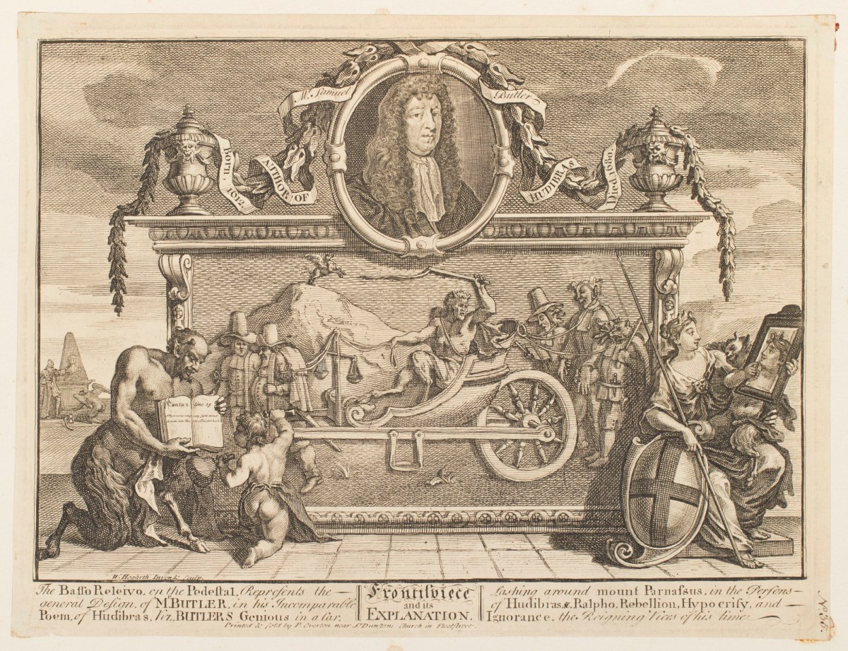 William Hogarth, Frontispiece to Hudibras by Samuel Butler