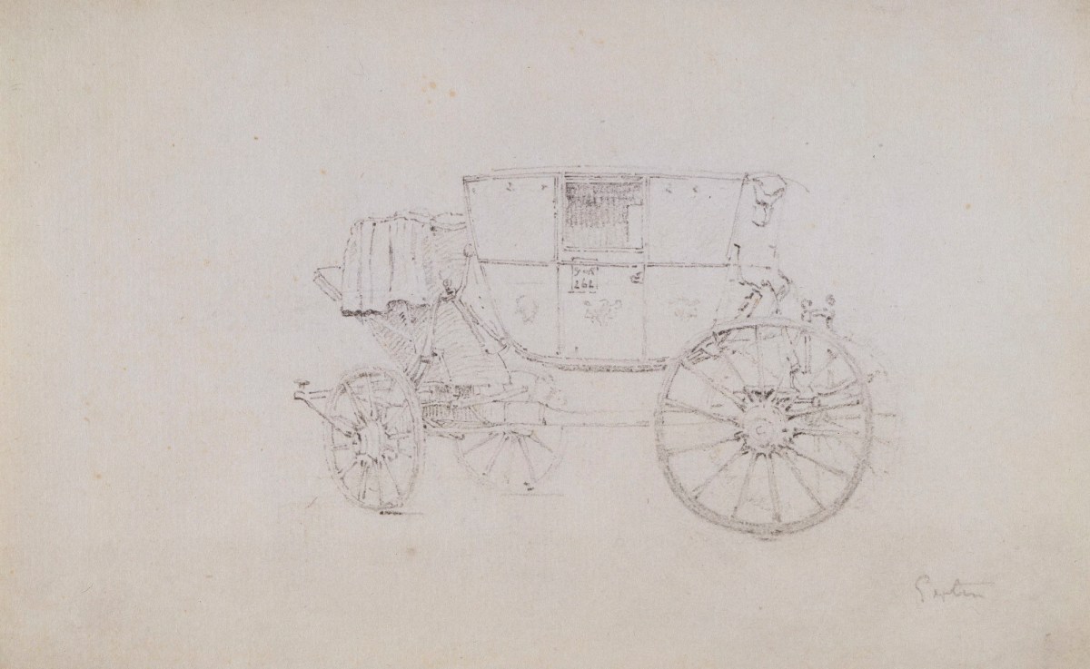 Sevilla Carriage Sketch by Rob Pointon | Artwork Archive