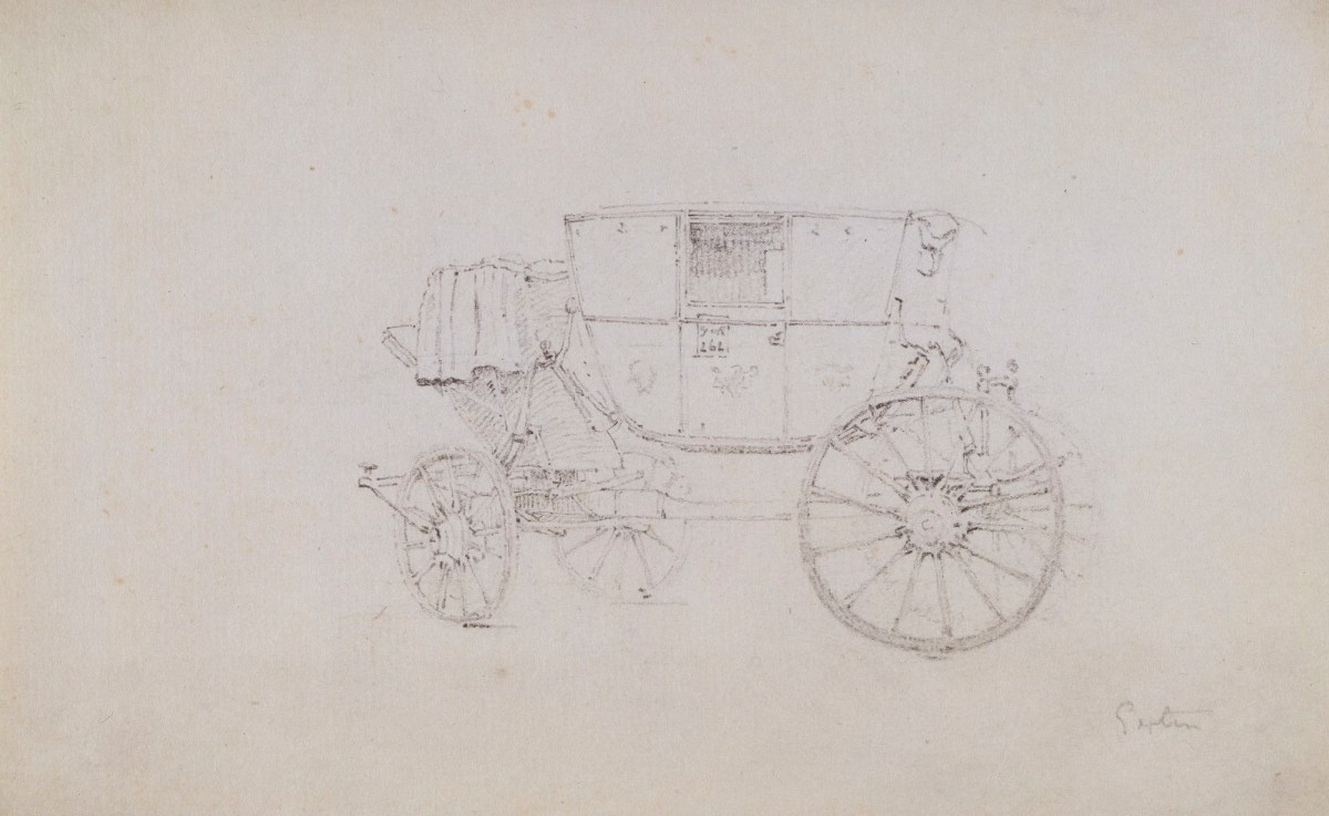 Thomas Girtin, Study of a carriage