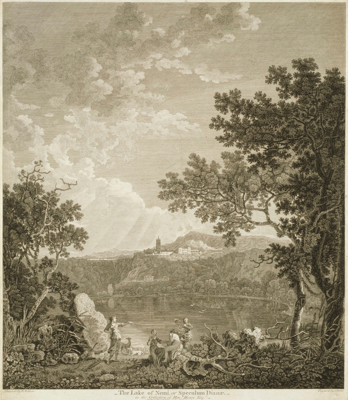 Richard Wilson RA, The Lake of Nemi or Speculum Dianæ