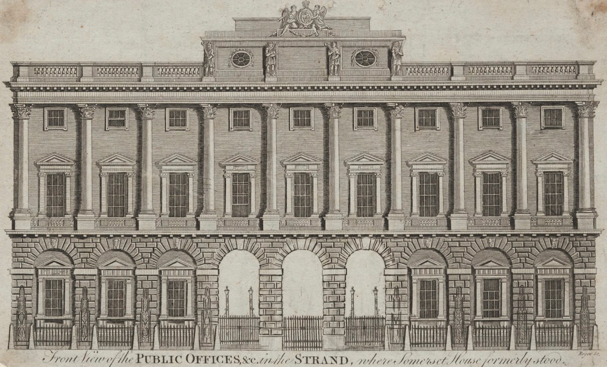 John Royce, Strand elevation of New Somerset House