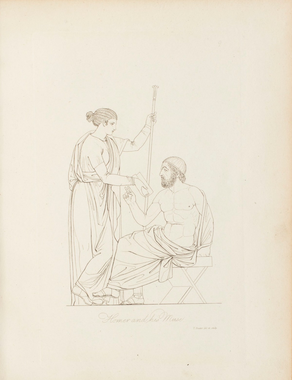 Thomas Baxter, Homer and his Muse