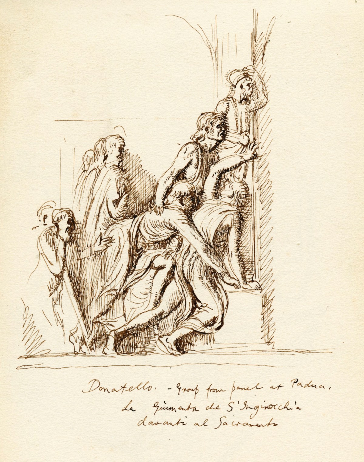 , Detail after Donatello's relief 'The Miracle of the Ass'