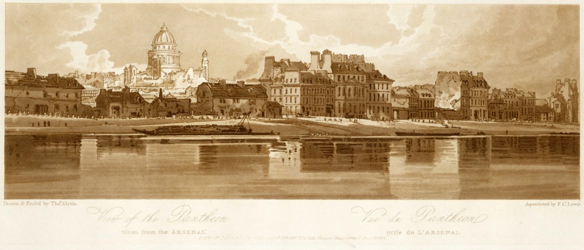 Thomas Girtin, View of the Pantheon taken from the Arsenal