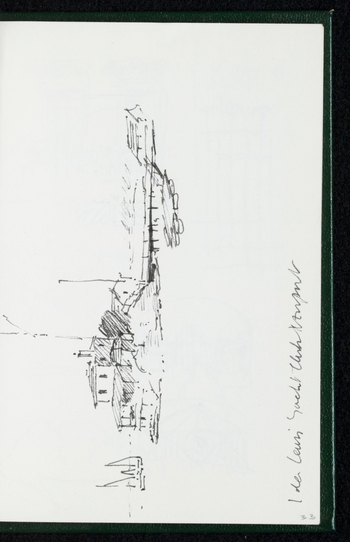 Sir Hugh Casson PRA, New England Connecticut sketchbook