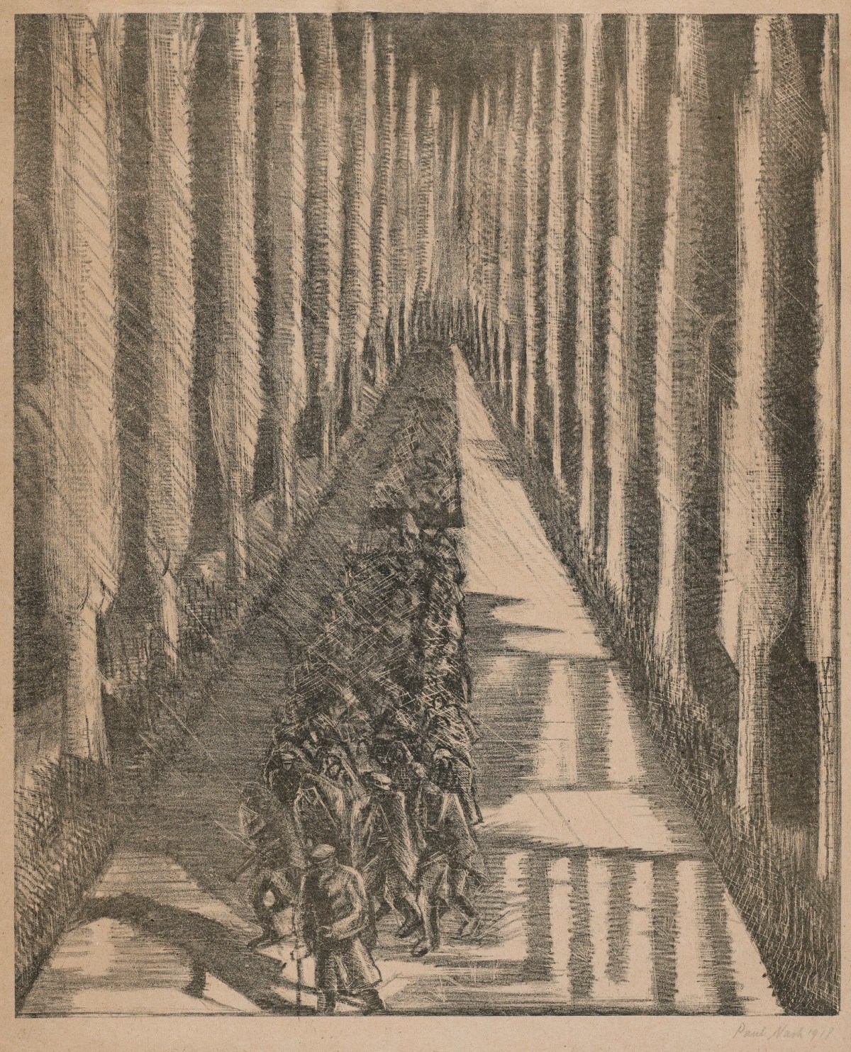 Paul Nash, Marching at Night