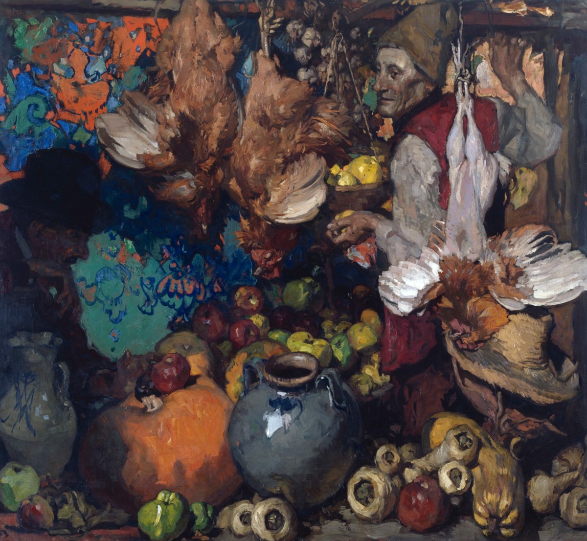 Sir Frank Brangwyn RA, The Market Stall
