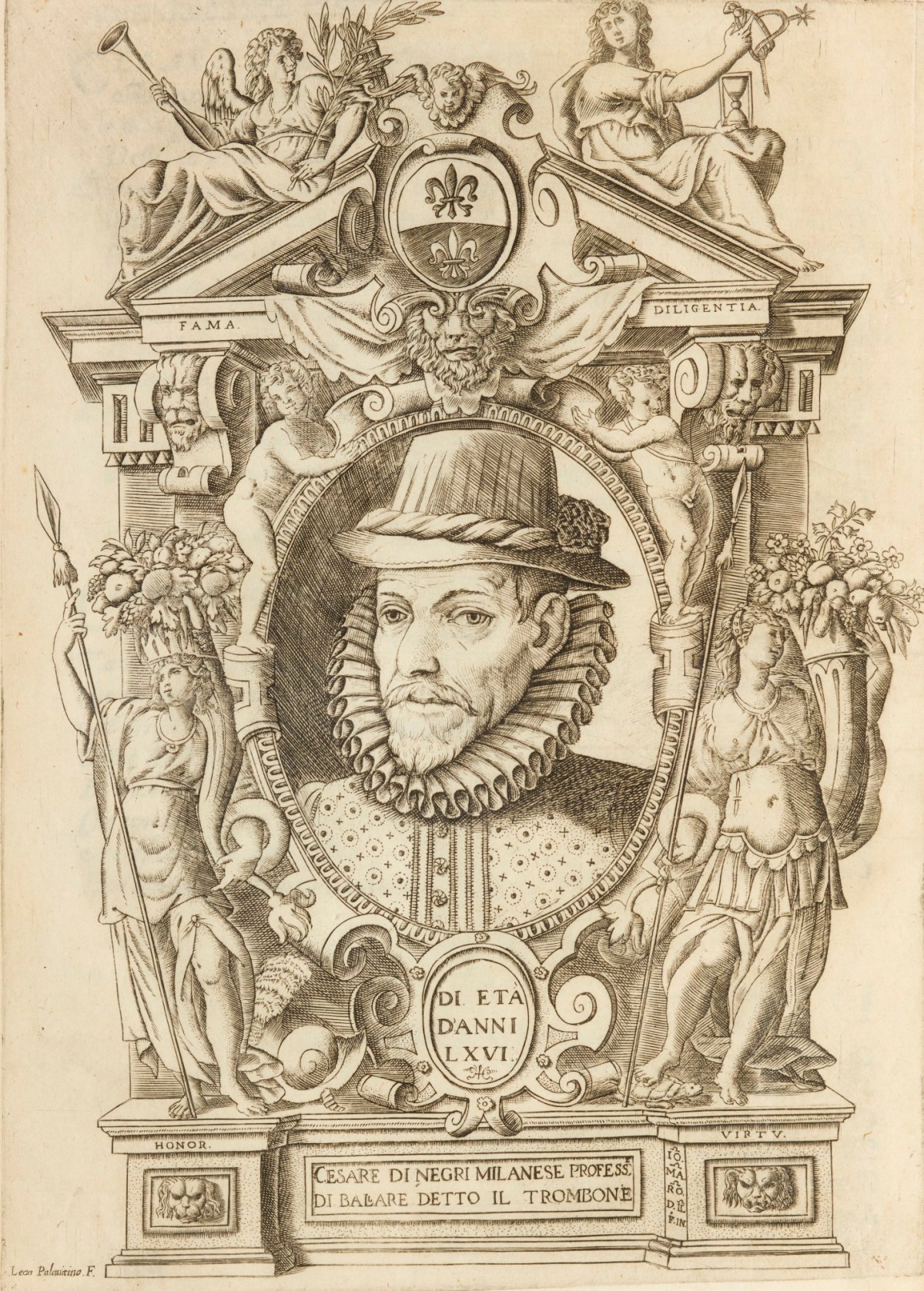Cesare Negri, Portrait of Cesare Negri