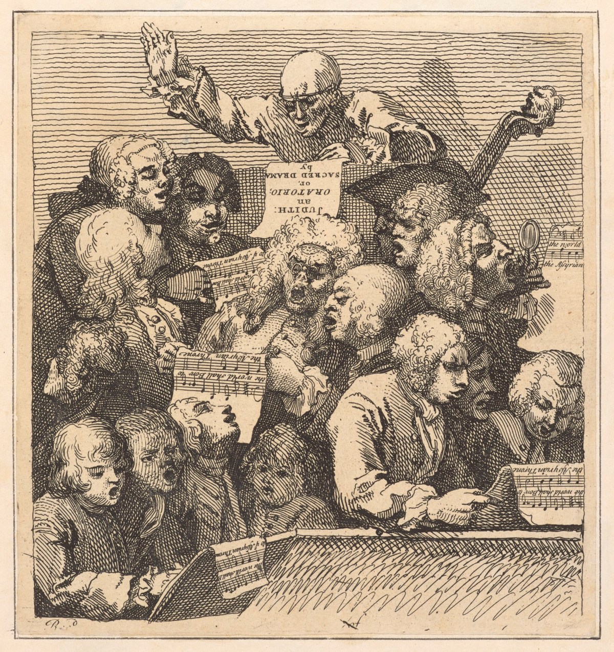 William Hogarth, A Chorus of Singers