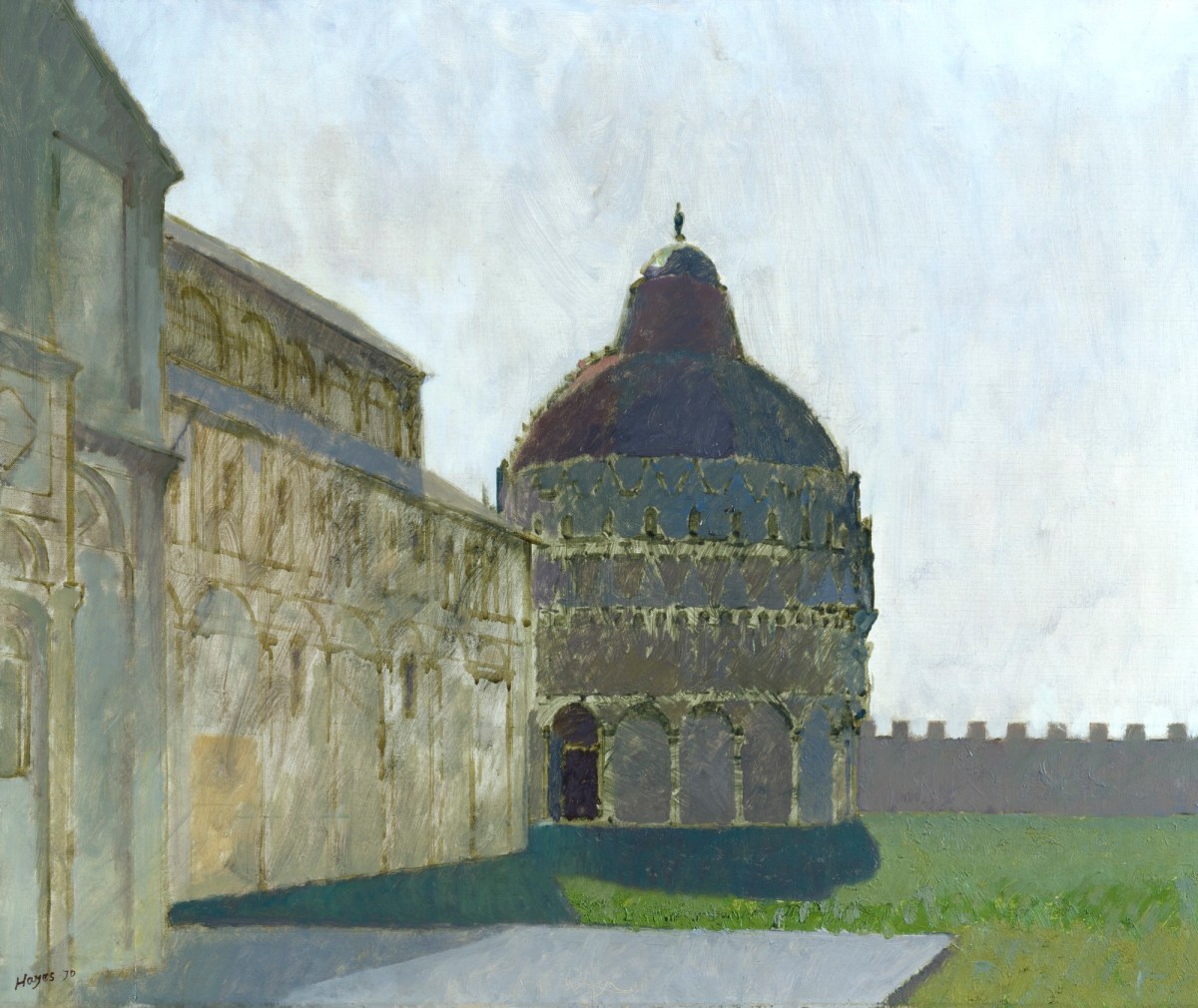 Colin Hayes RA, The Baptistry, Pisa