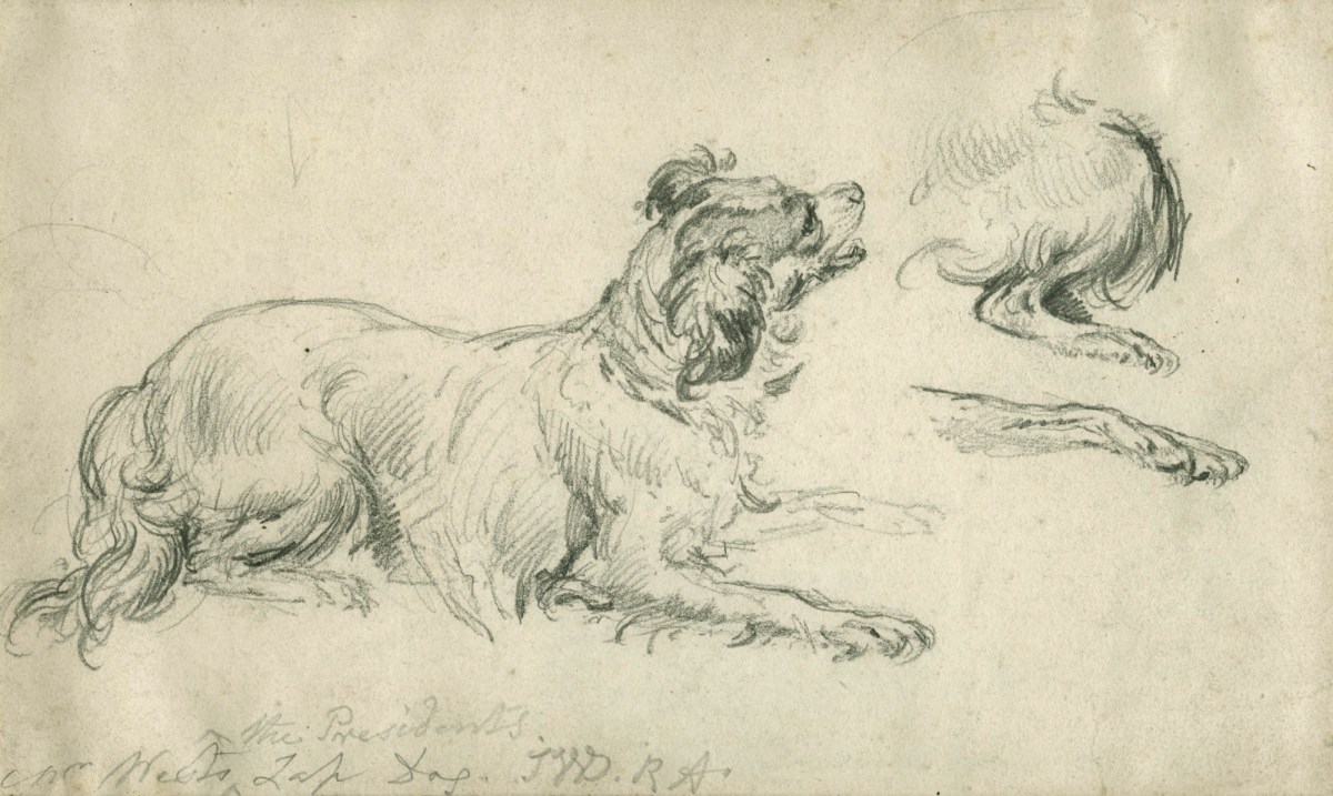 James Ward RA, 'Mr West's the President's Lap Dog'