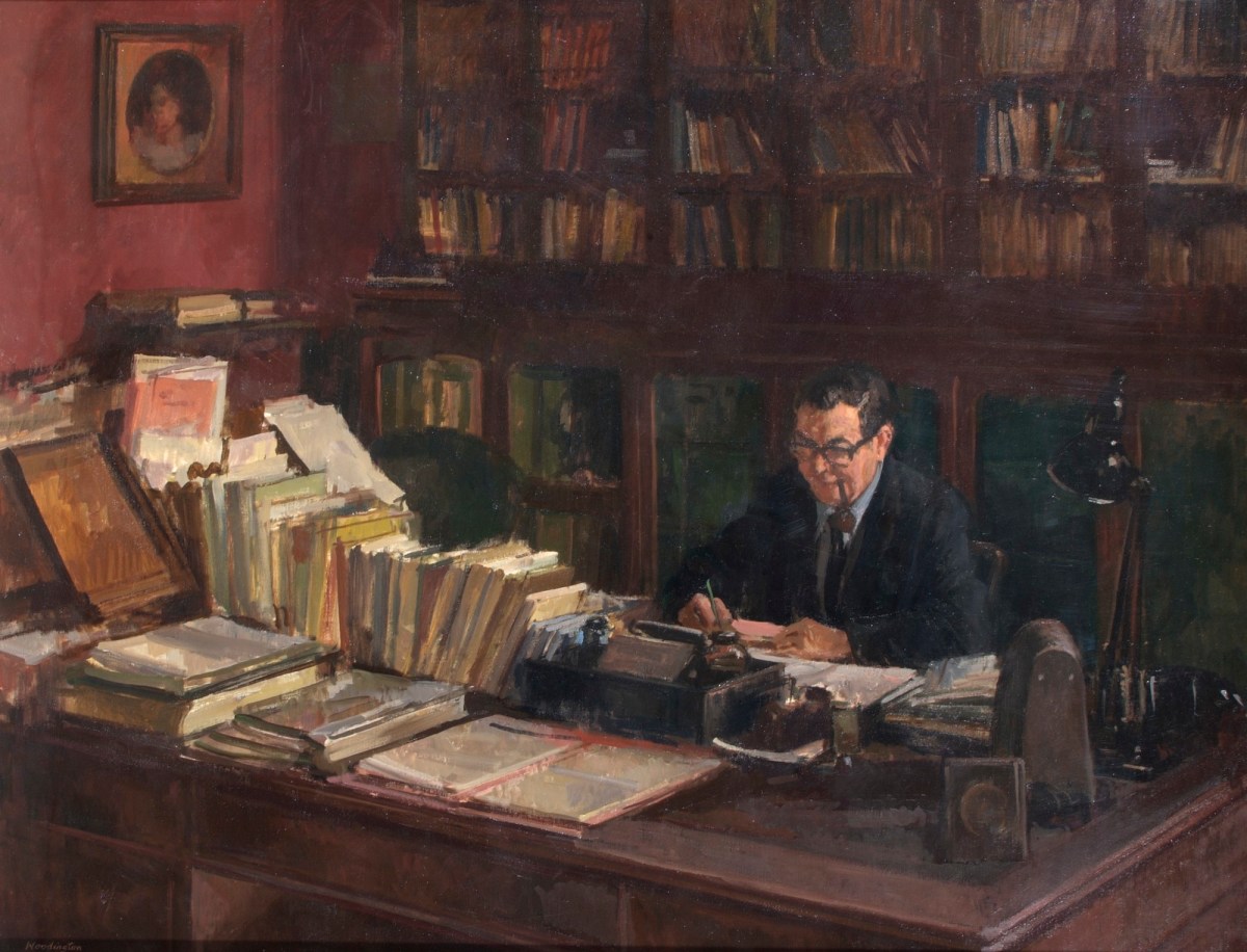 Walter Percy Woodington, Portrait of Sidney Hutchison, Secretary of the Royal Academy