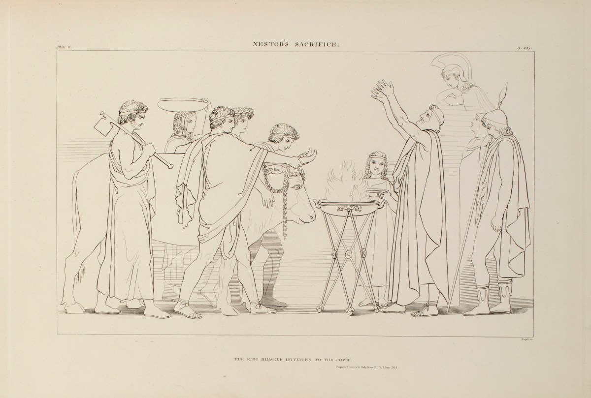 John Flaxman RA, Nestor's Sacrifice