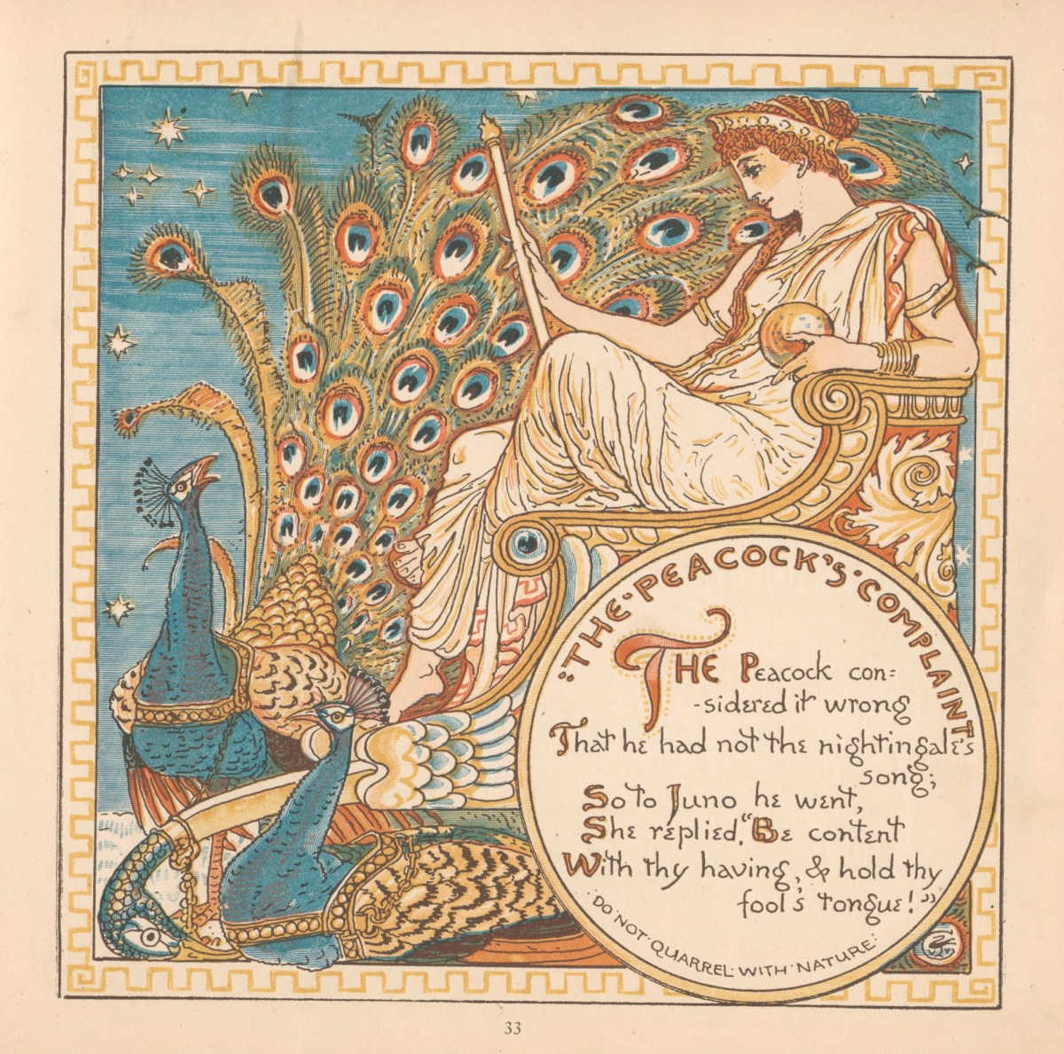 Walter Crane, The Peacock's Complaint