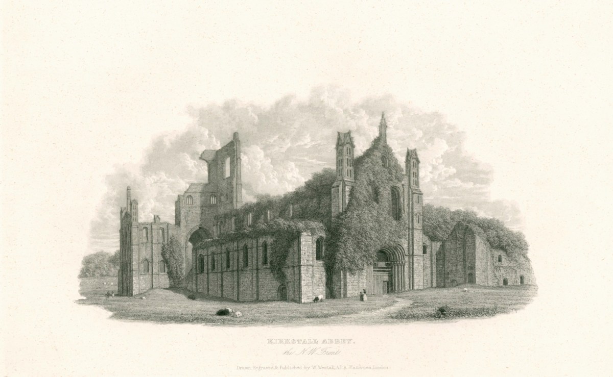 William Westall ARA, Kirkstall Abbey: the N.W. front