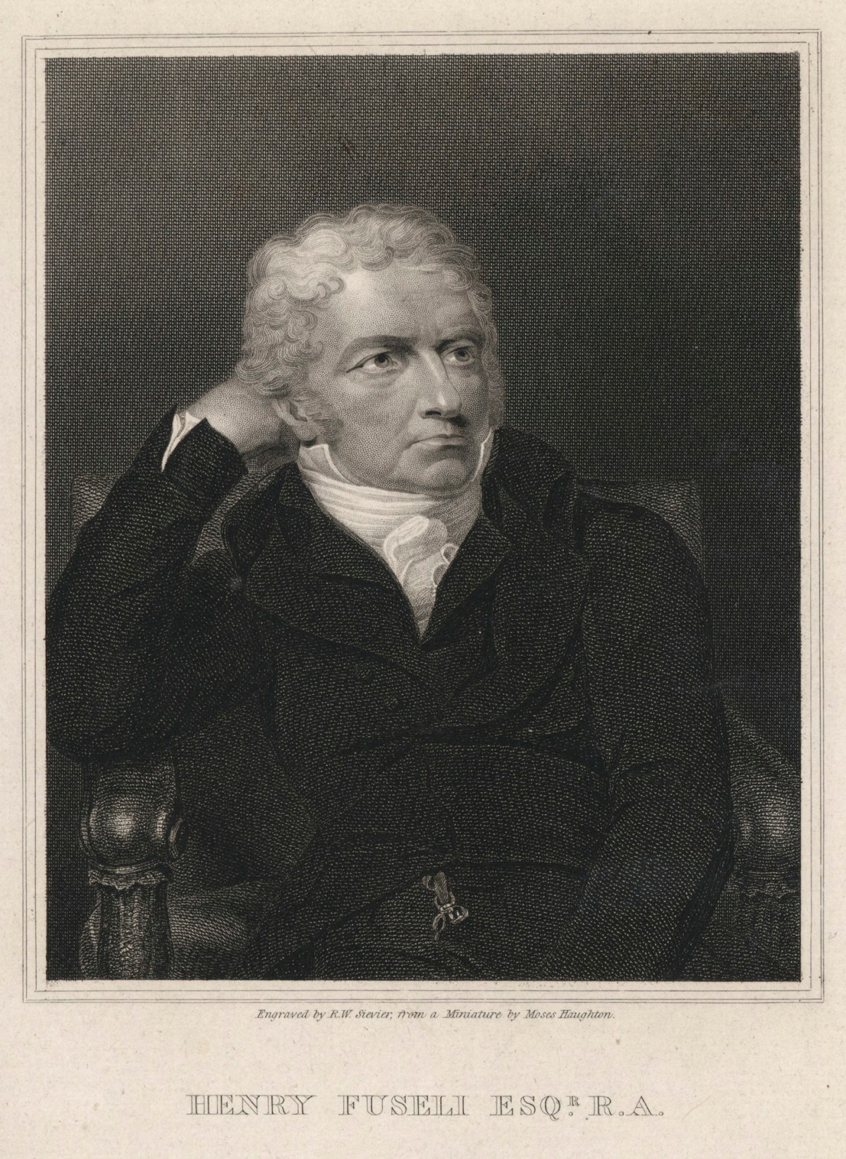 Moses Haughton the younger, Portrait of Henry Fuseli RA