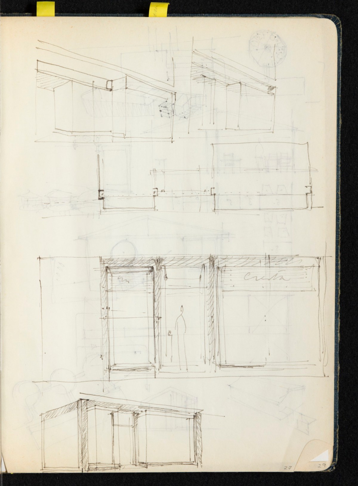 Sir Hugh Casson PRA, Britannia and Glyndebourne sketchbook