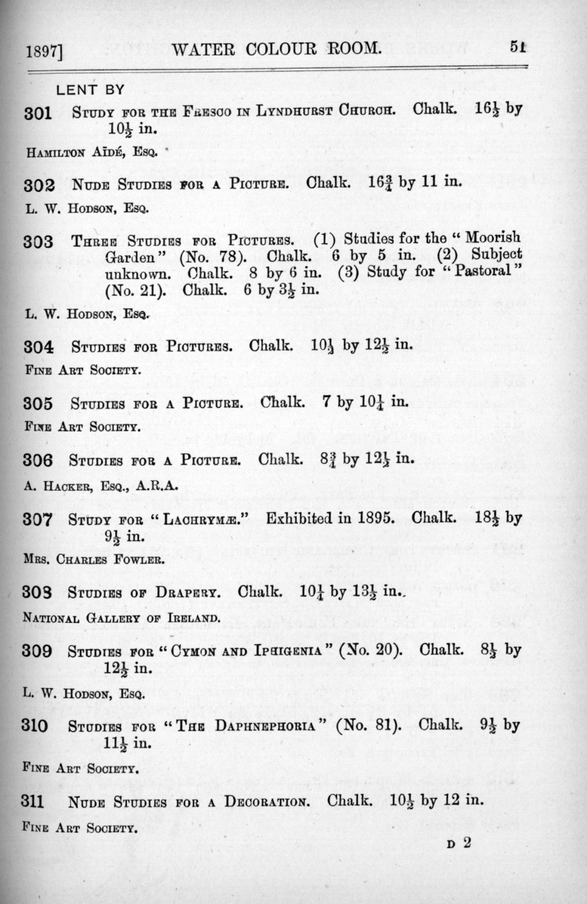 Page 51 of 1897 - Lord Leighton PRA
