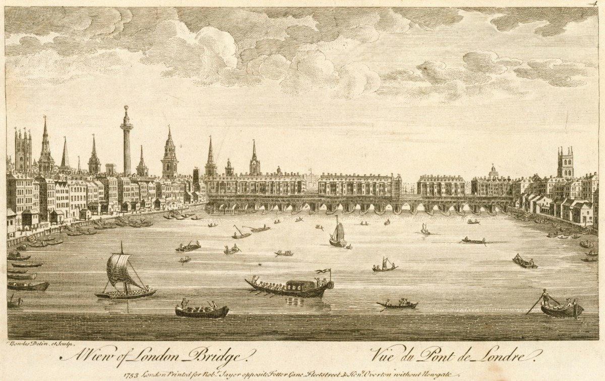 Thomas Bowles II, A View of London Bridge