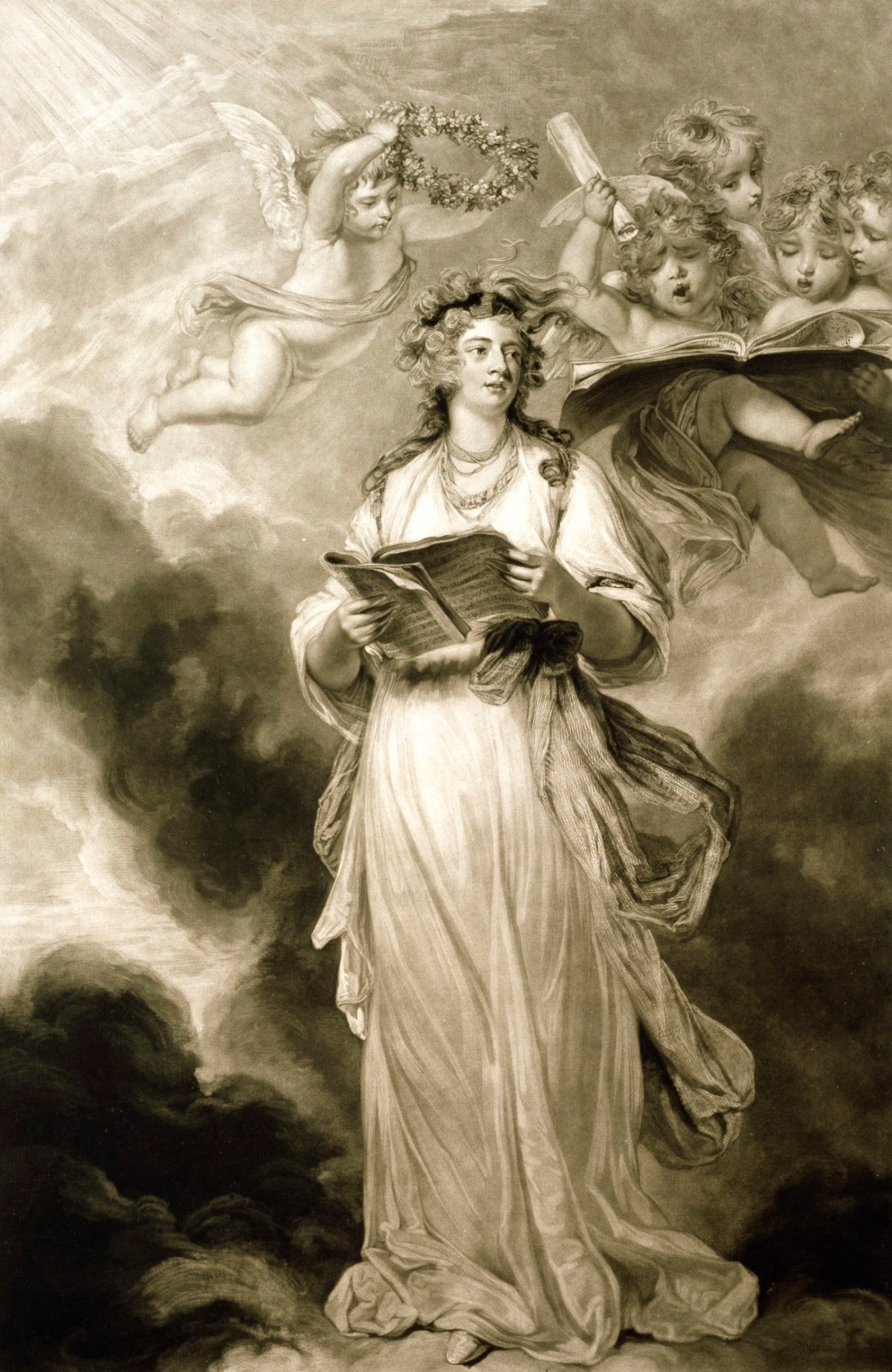 James Ward RA, Mrs. Billington as St. Cecilia