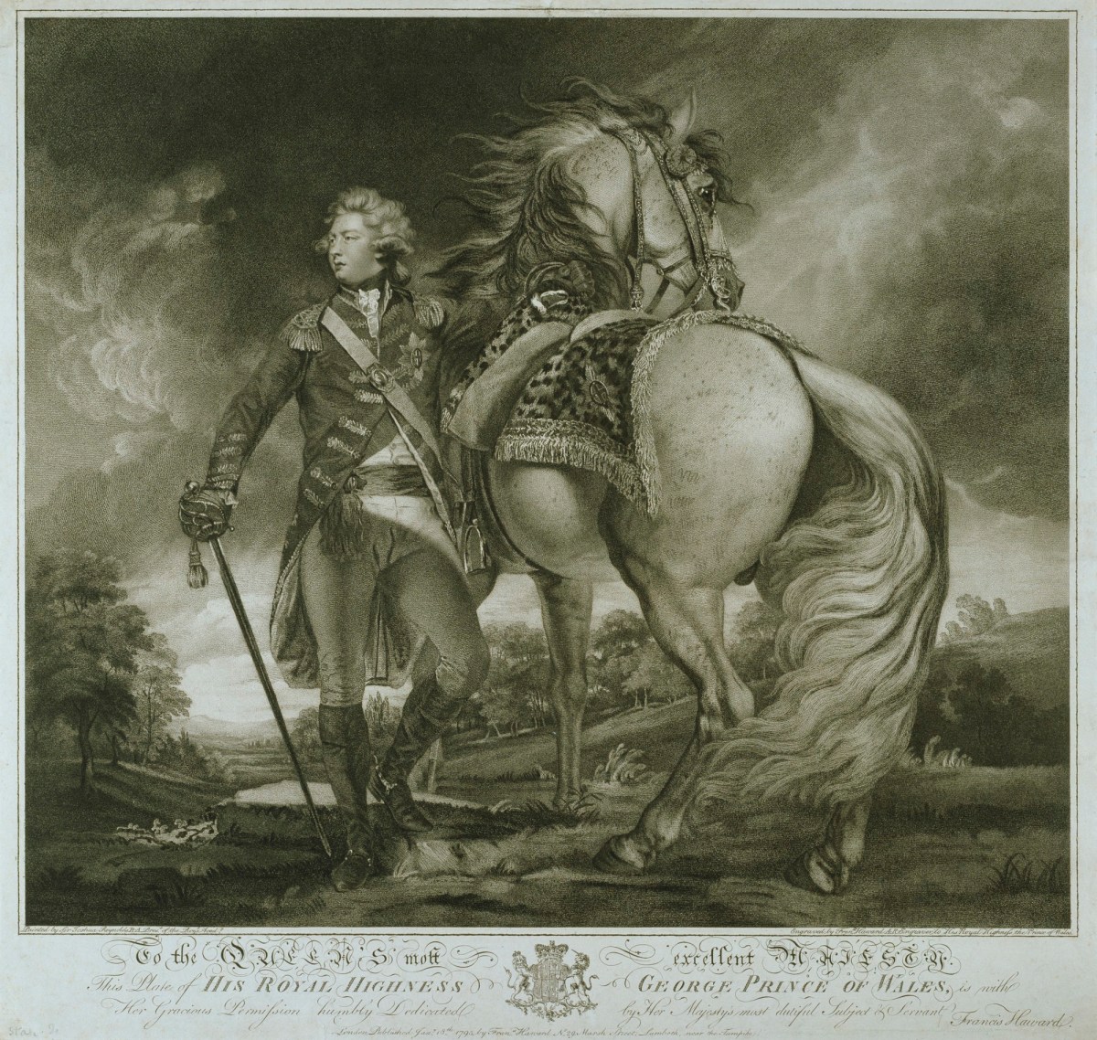 Francis Haward ARA, George, Prince of Wales