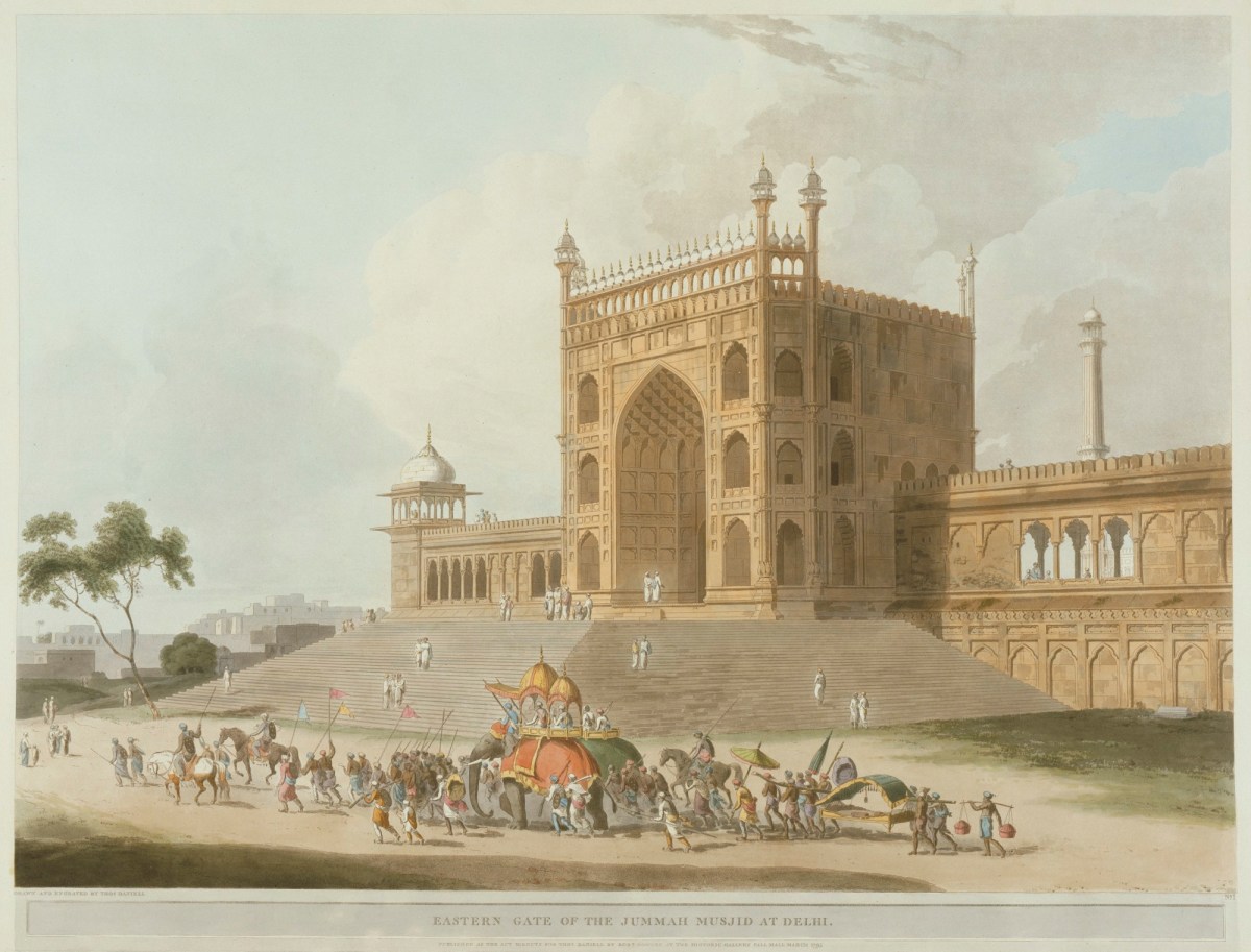 Thomas Daniell RA, Eastern Gate of the Jummah Musjid at Delhi