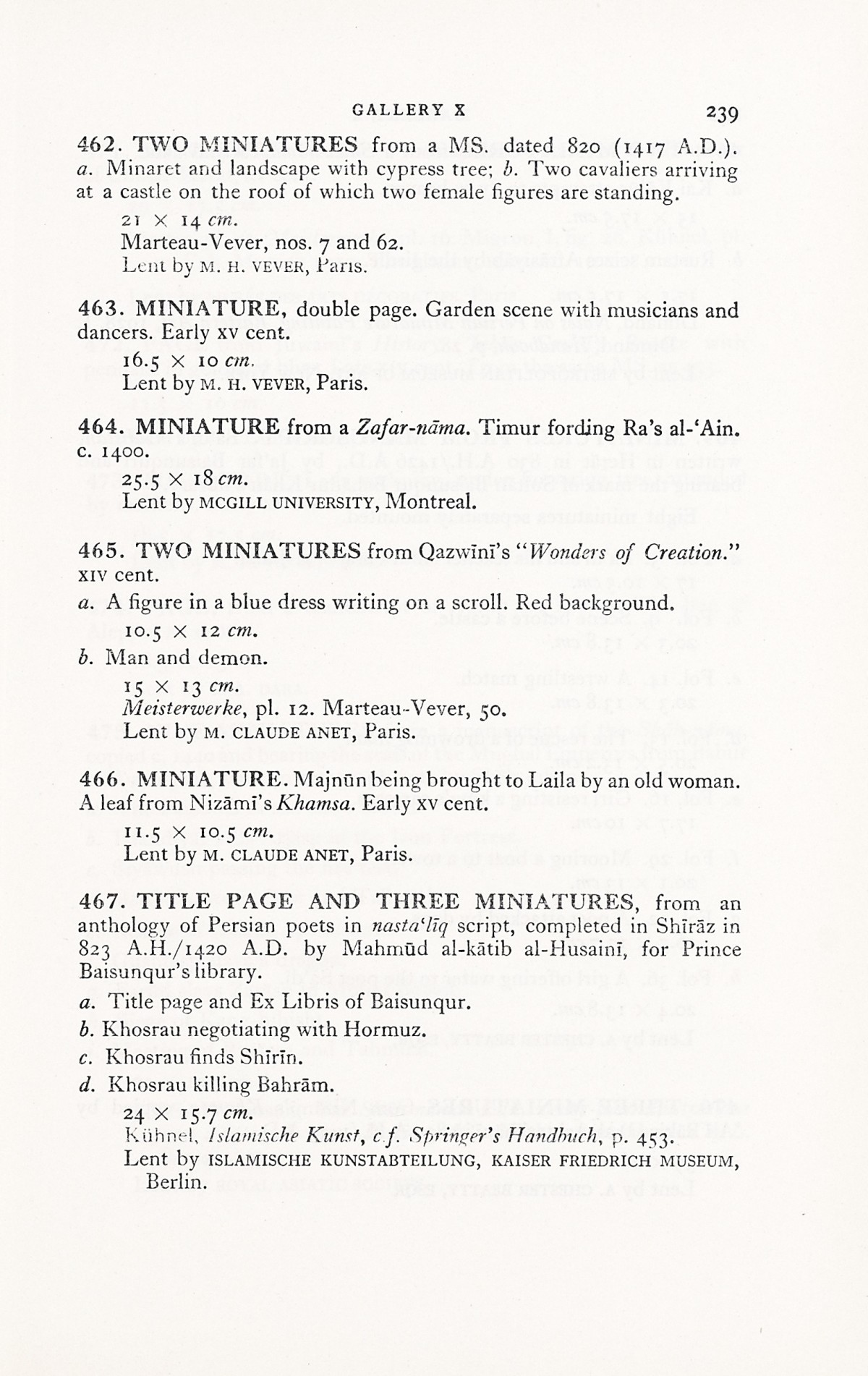 Page 267 of 1931 - International Exhibition of Persian Art