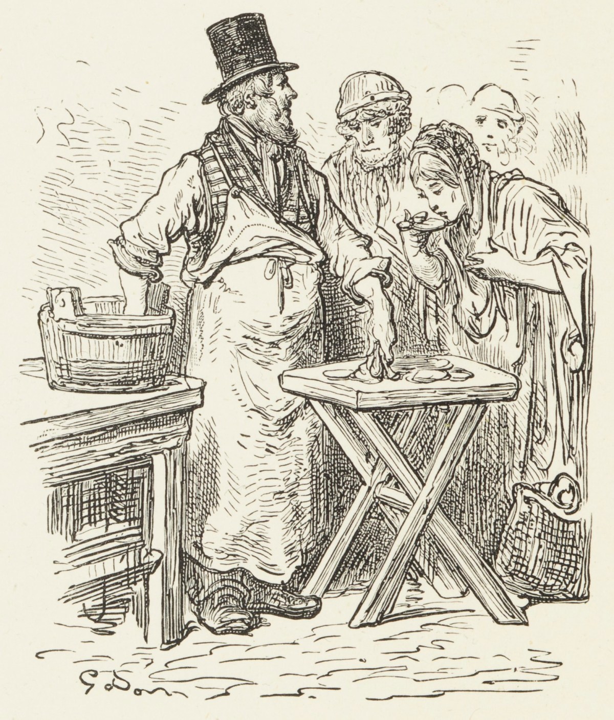 Gustave Doré, The Oysterman
